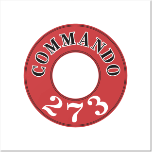 273 Commando - Engine Label Posters and Art